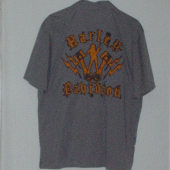 Harley--Davidson short sleeve shirt - size medium - Picture 5 of 8